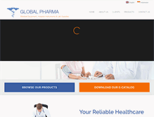 Tablet Screenshot of gblpharma.com